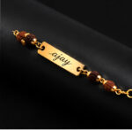 Premium Rudraksha Rakhi for Brother - Image 3