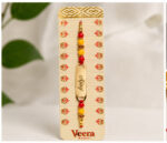 Personalized Name Rakhi for Brother | Custom Engraved Metal Name Rakhi - Image 6