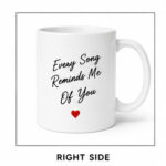 Personalised Mug of Love Notes with Photo & Song - Image 5