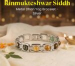 Luxury Dhan Yog bracelet featuring crystal-inspired stones and a premium stainless steel design for everyday elegance.