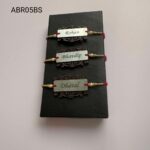 Personalized Gold Name Plate Designer Rakhi - Image 2